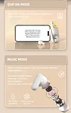 British Muslim Wireless Bluetooth Earphone QB525 with Smart Quran Speaker