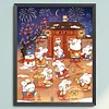 New Year Rabbit - 11CT Stamped Cross Stitch - 40*50cm