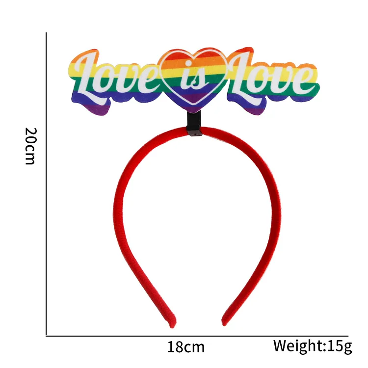 LGBT Headband Pride Month Accessory Rainbow Headband   Weloveplugs