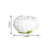 10 Pack | 3" White Artificial Silk DIY Craft Peony Flower Heads