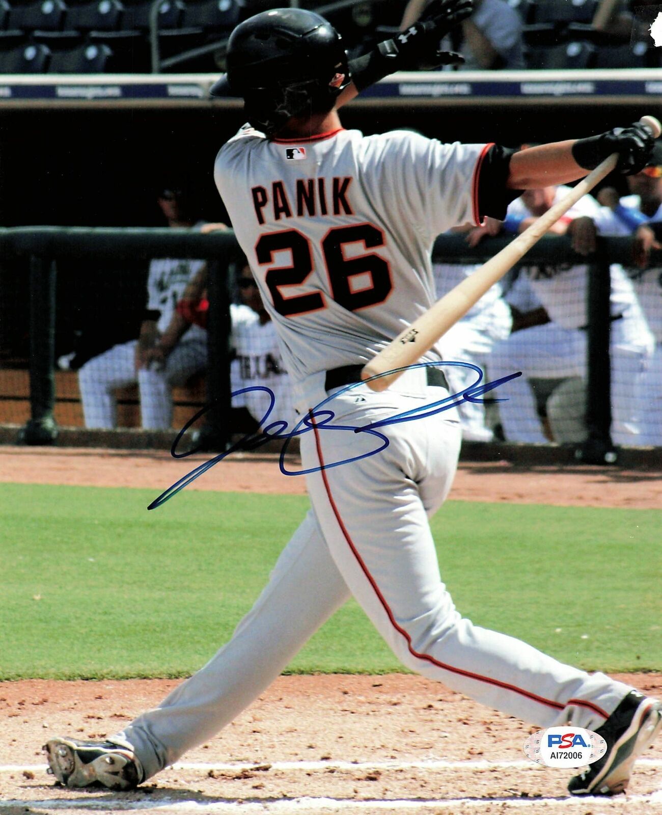 Joe Panik signed 8x10 Photo Poster painting PSA/DNA San Francisco Giants Autographed