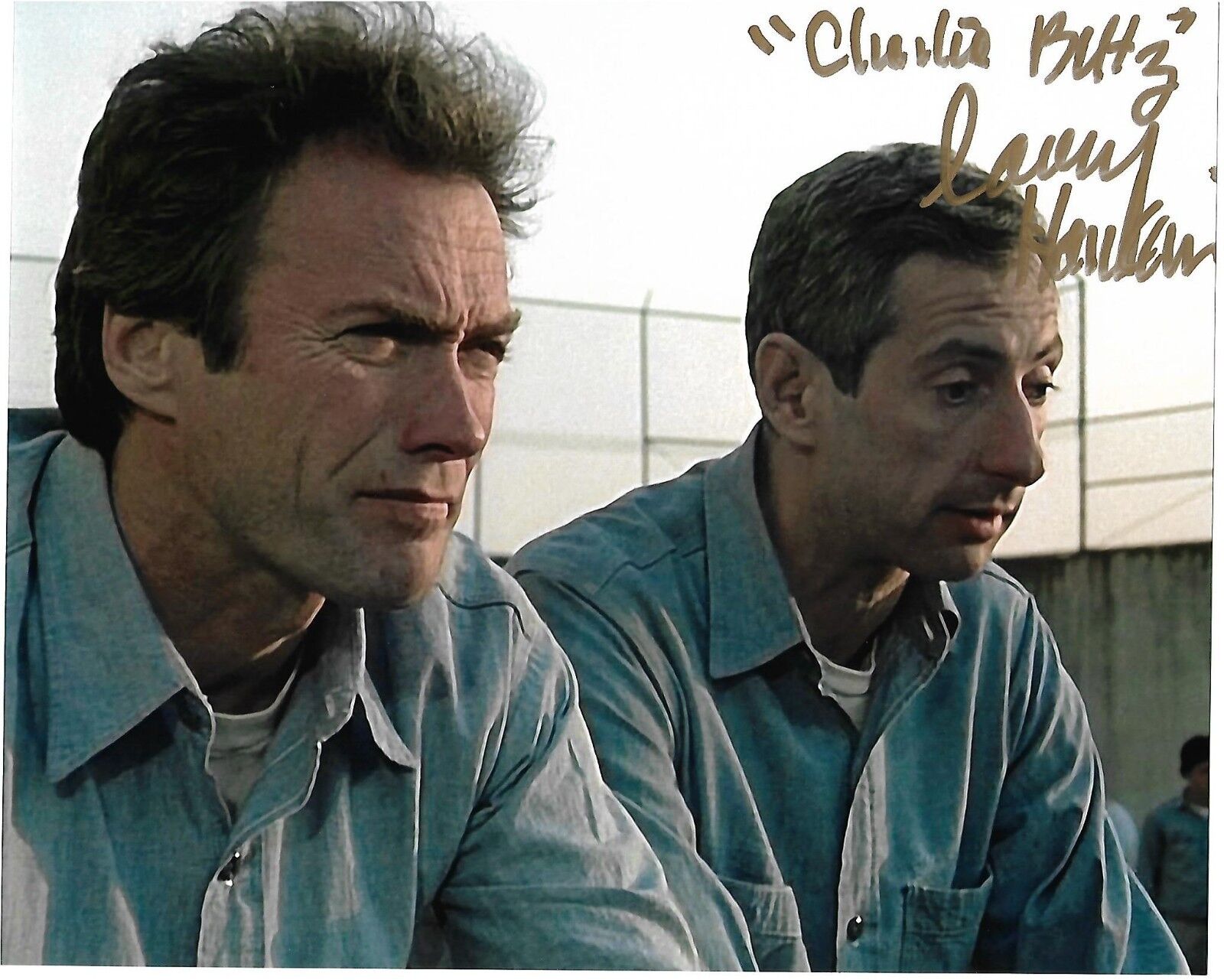 Larry Hankin autographed 8x10 Photo Poster painting COA Escape from Alcatraz 'Charley Butts'