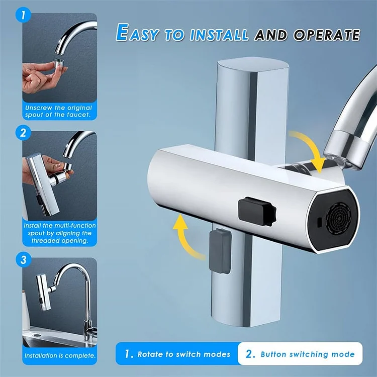 Waterfall Kitchen Faucet