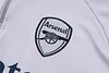 Joyfball 2025/2026 Arsenal Half-Pull Training Suit Light gray Football Shirt 1:1 Thai Quality