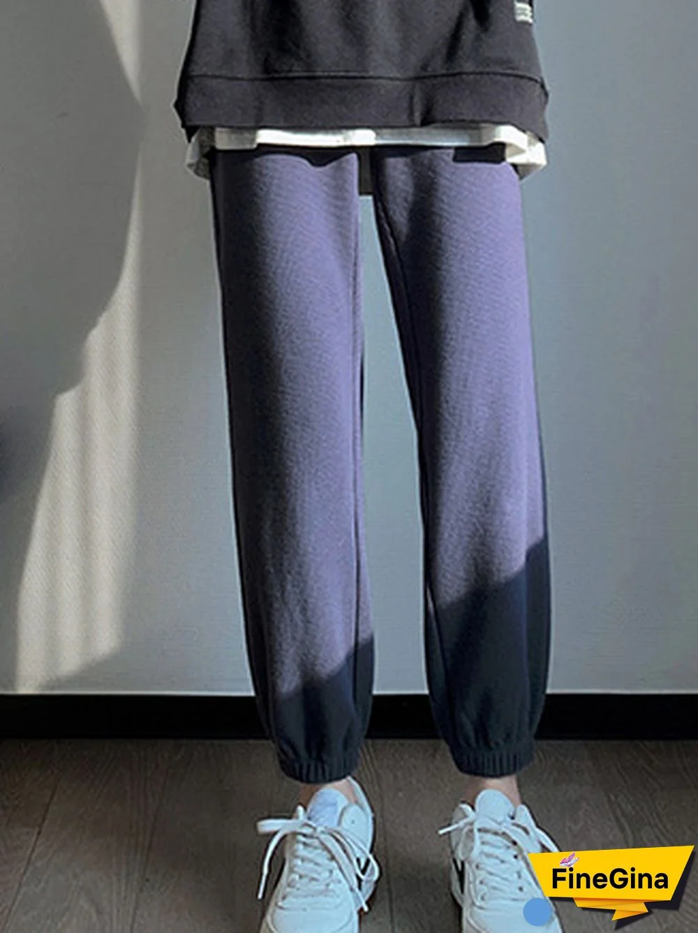 Warm And Slim Loose Sweatpants For Outer Wear