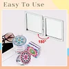 DIY Crystal Diamond Art Double Side Mosaic Makeup Mirror Kit