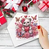 6Pcs Diamond Painting Bear Greeting Cards Congratulations Cards & Gifts