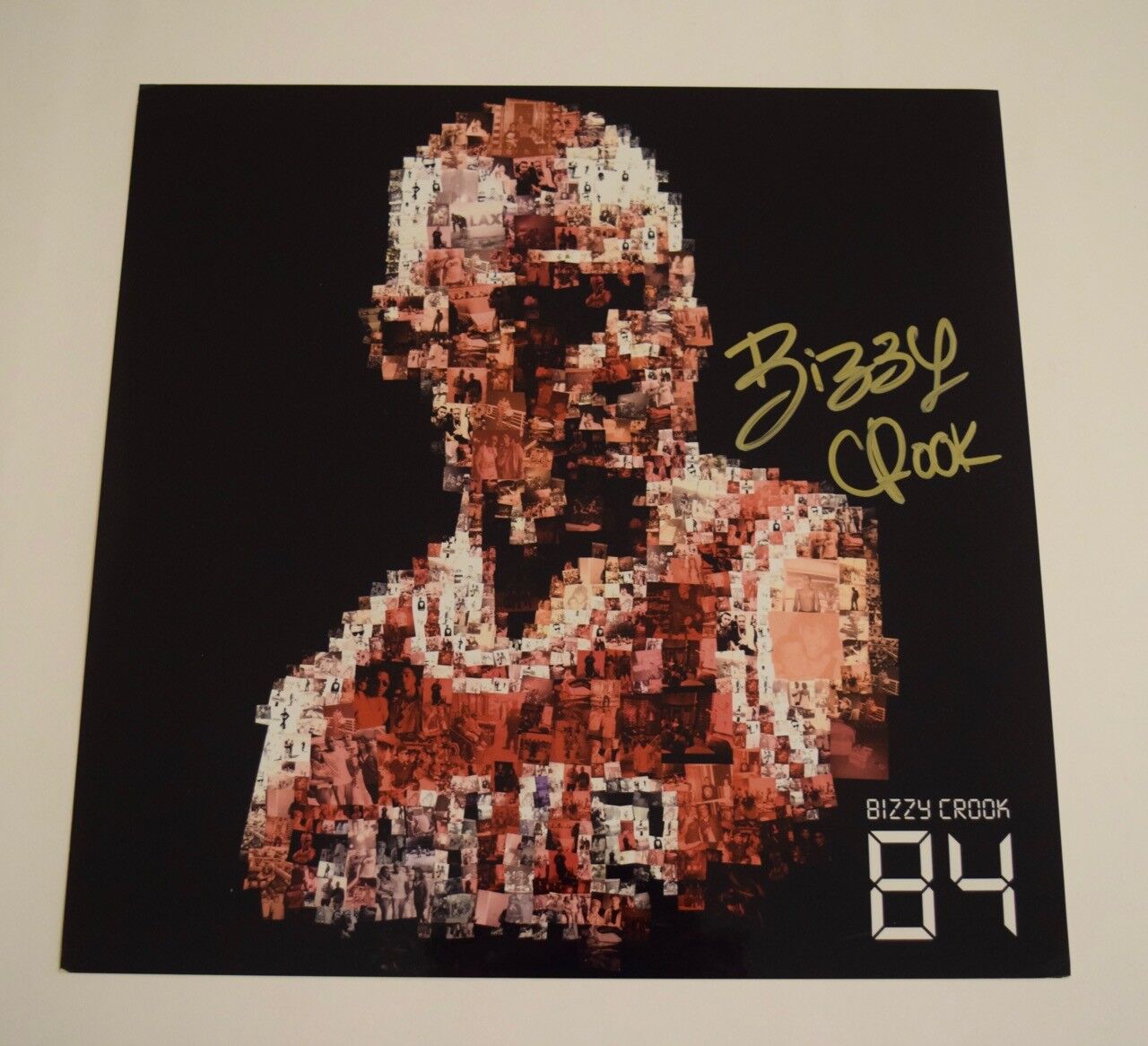 Bizzy Crook Signed Autographed 84 12x12 Album Flat Photo Poster painting COA VD