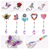 DIY 5D Diamond  Mosaic Sun Catcher Window Keyring Pendant Kits