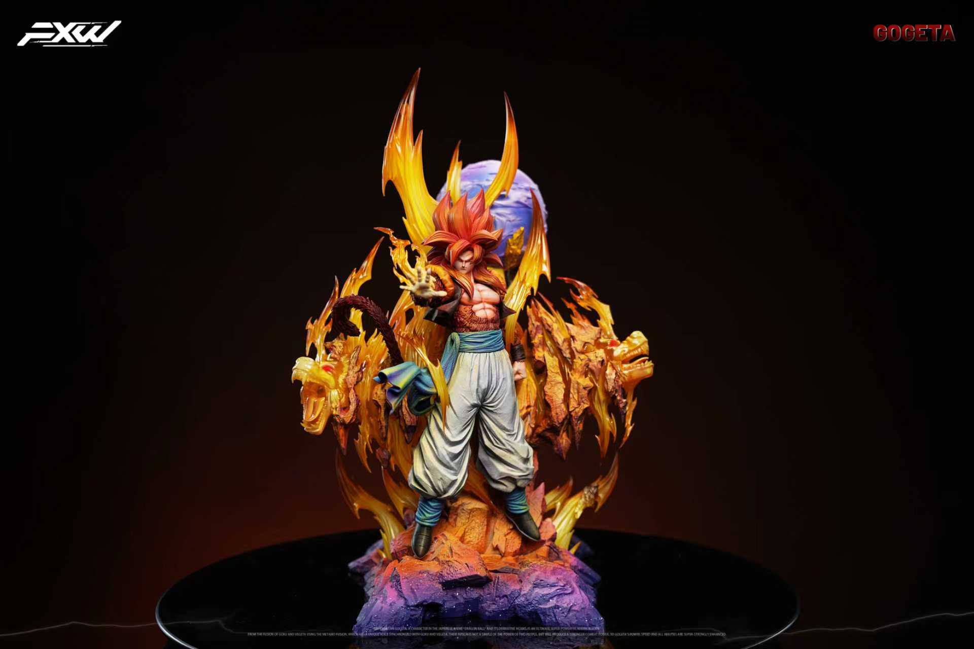 FXW Studio - Super Saiyan 4 Gogeta Dragon Ball Statue(GK)-