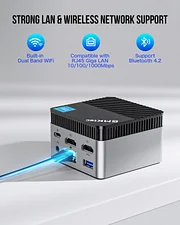 NucBox G5 256GB ＋ Bluetoothキーボード Intel Alder Lake N97 Mini PC--NucBox G5