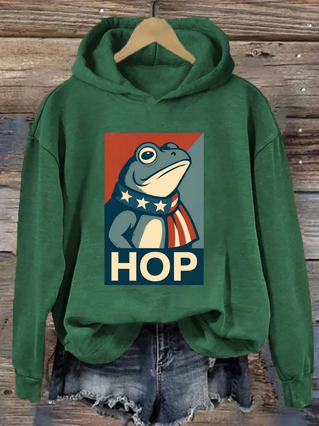 Portland HOP Frog Hoodie