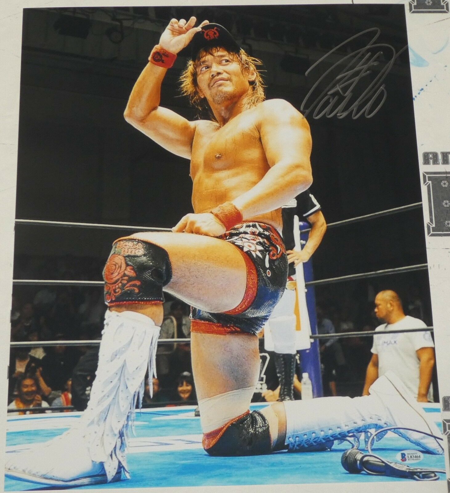 Tetsuya Naito Signed 16x20 Photo Poster painting BAS COA New Japan Pro Wrestling LIJ Autograph 2