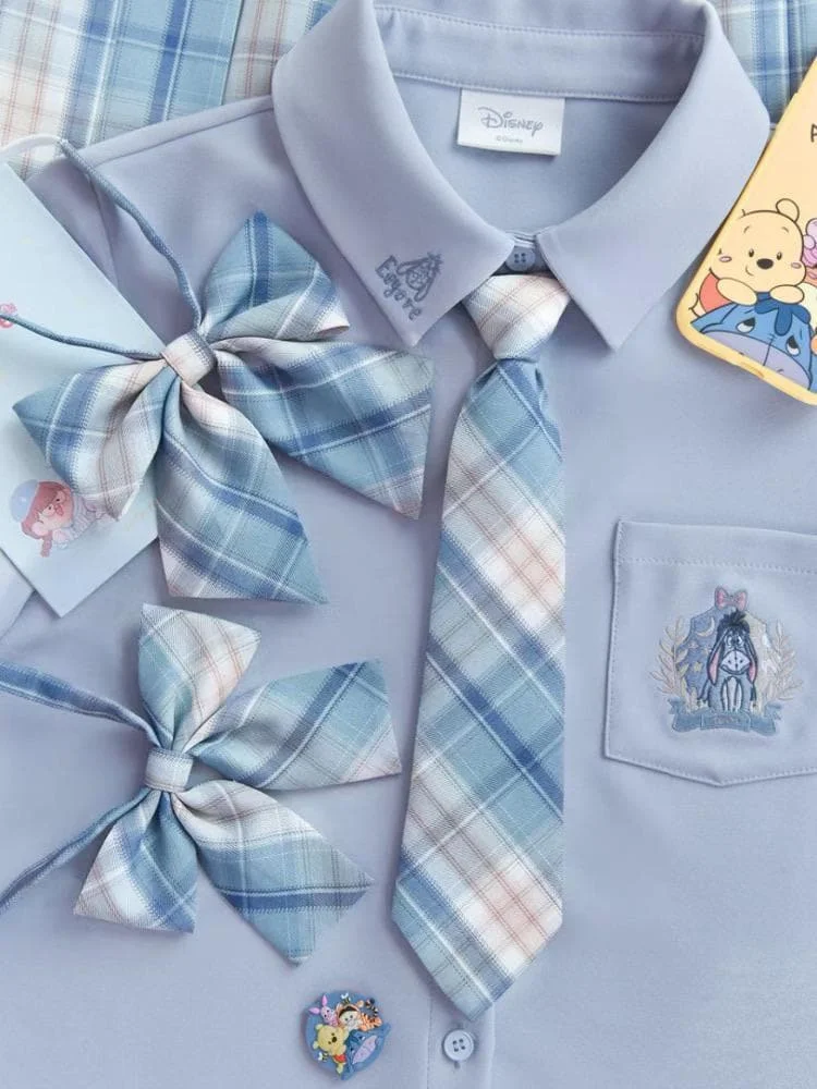 Cute Kawaii Chocolate Bear Jk Uniform Bow Tie & Tie SS1392