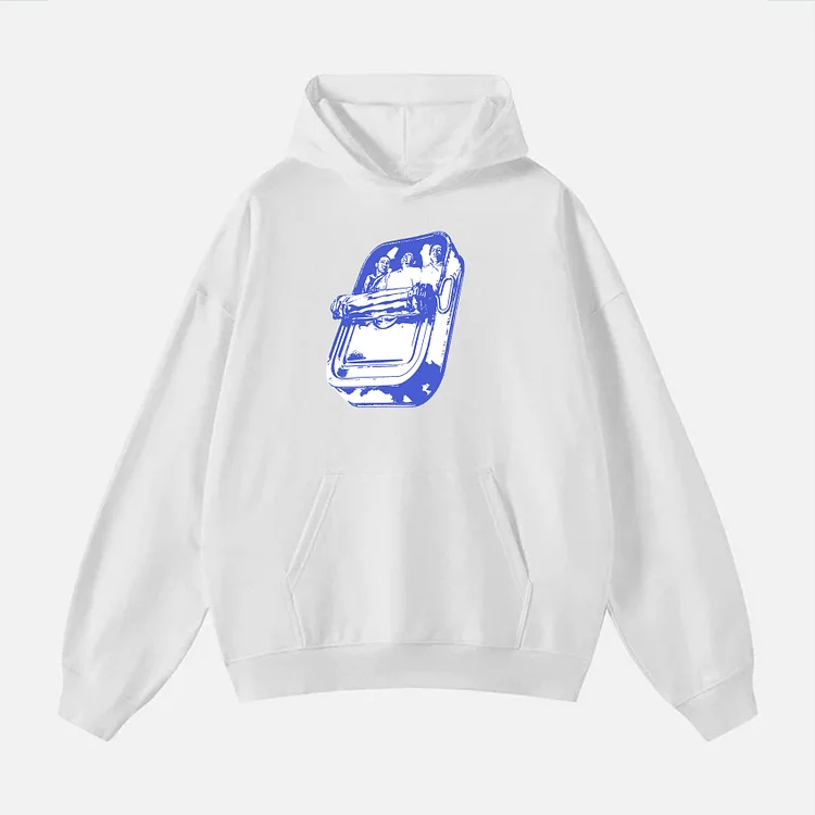 Casual Beastie Boys Graphics Fleece-lined Oversize Hoodie