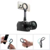 MA07 1/4 Cold Shoe Magnetic Mobile Phone Holder Folding SLR Camera Hot Shoe Port Universal External Mobile Phone Monitoring Live Photography Vlog Tripod Accessories