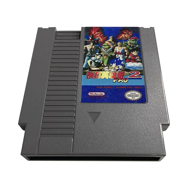 World Heroes 2 For Nintendo NES - 8 Bit Game Cartridge