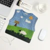 Cute sweater print mouse pad