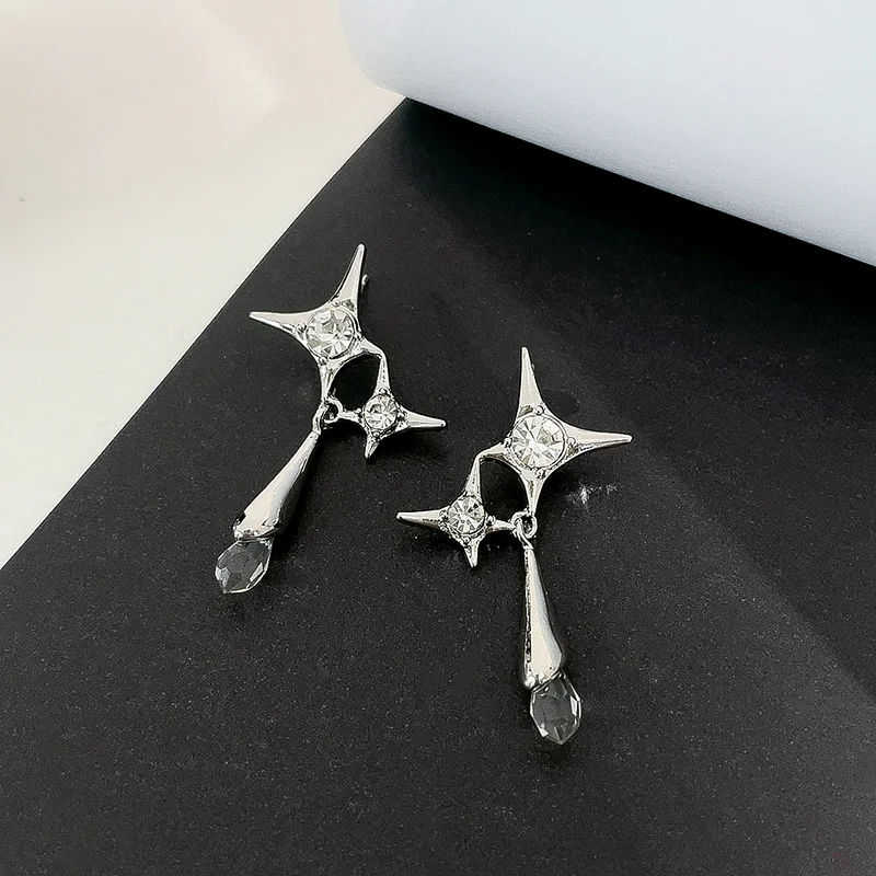 Premium sense star drop earrings fashion earrings