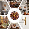Pumpkins and Skulls DIY Acrylic 5D Crystal Diamond Gem Art Hanging Ornament