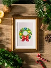 16pcs Mini Square Diamond Painting - Christmas