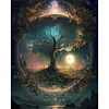 Life Tree-11CT Stamped Cross Stitch 45*55cm tapestrymarket