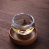 Crystal Glass Cup Pressure-Resistant Non-Falling Cup Insulation Household High Temperature Resistant Small Tea Cup Small Wine Cup