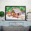 Diamond Painting-Full Round Drill Christmas Candy House