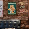 Brush Teeth Cat - Vintage Metal Signs(12*16Inch) - Cat