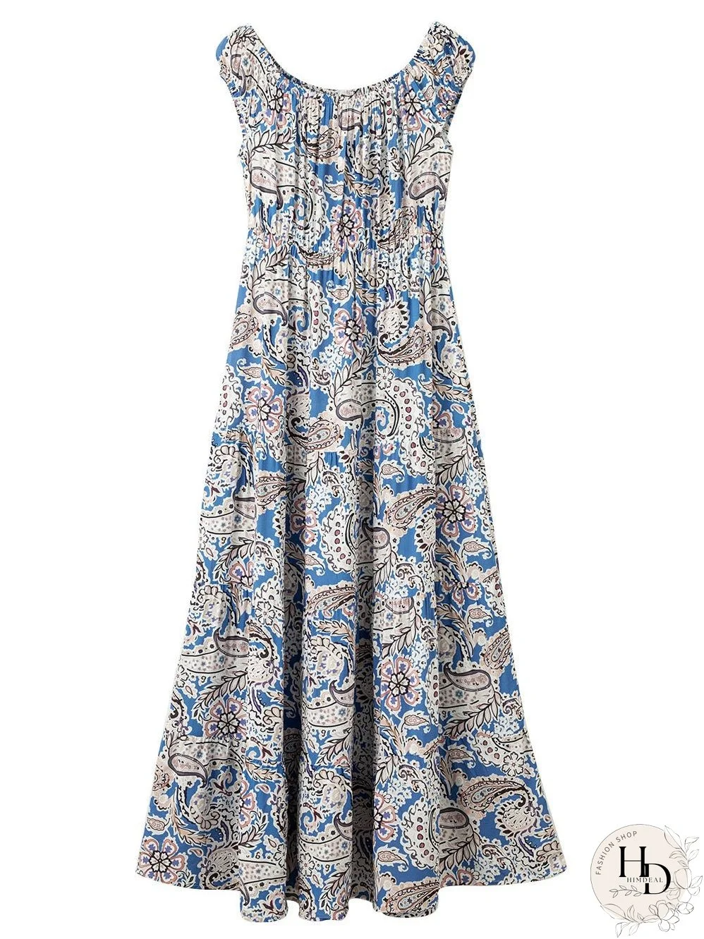 Women's Summer Off-Shoulder Maxi Dress