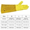 1 Pair Long Thorn Proof Rose Pruning Gloves Leather Garden Gloves for Women Men