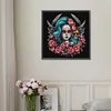 Diamond Painting -DIY Round Drill Rose Skull Girl(35x35cm)