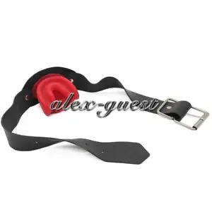 pornhint Pornhint New Couple Harness Latex Mouth Open Mouth Gag Gifts Fetish Dilatation Ball Oral