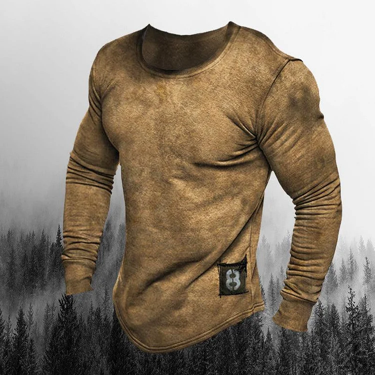 【Buy 1 Get 1 Free】Men's Outdoor Henry Neck Organic Long Sleeve