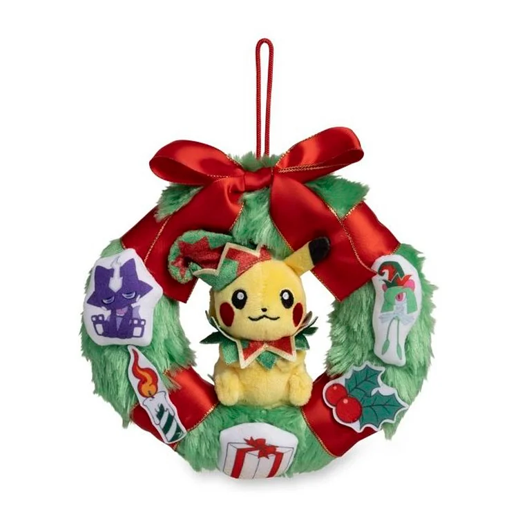 Pokémon Pikachu Wreath Holiday Doll