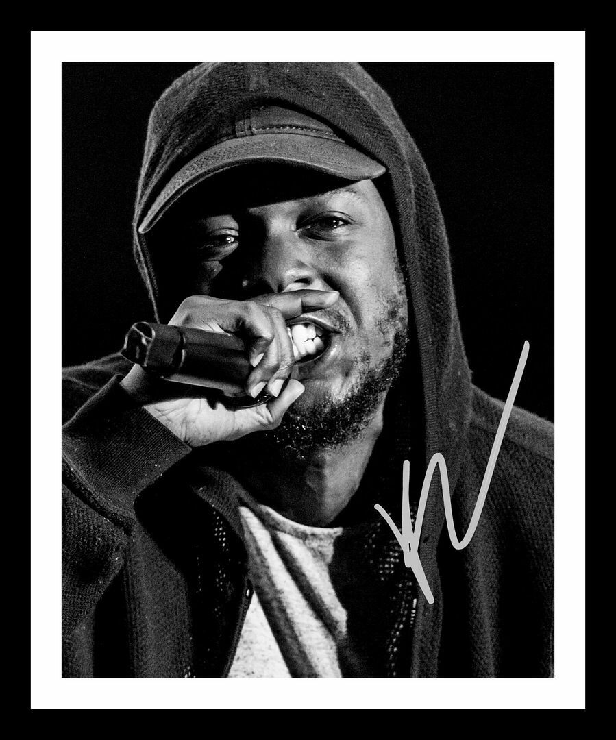 Kendrick Lamar Autograph Signed & Framed Photo Poster painting 5