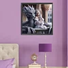 (50*50cm)Dragon Girl - Full Round Drill Diamond Painting