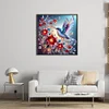 Hummingbird Flowers-11CT Stamped Cross Stitch 50*50cm/19.69*19.69in