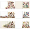 6Pcs Diamond Painting Greeting Card Dress Girl Diamond Handmade Card for Friends