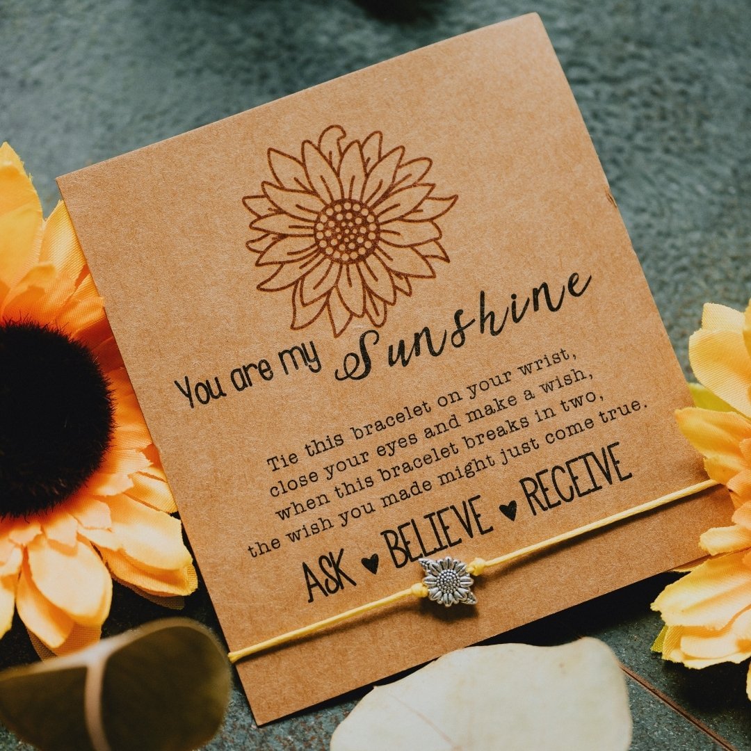 You Are My Sunshine Bracelet - Ask  Believe  Receive