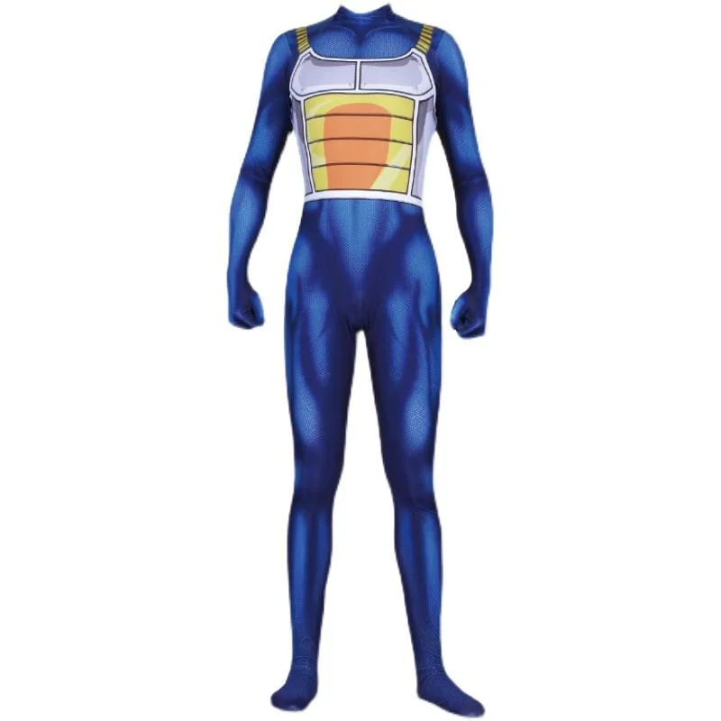 Dragon Ball Vegeta Blue Jumpsuit Cosplay Costume