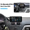 Ugode Mercedes Benz C Class 2007-2014 year W204 S204 Apple CarPlay Android Auto Display Monitor Upgrade Autoradio Stereo 