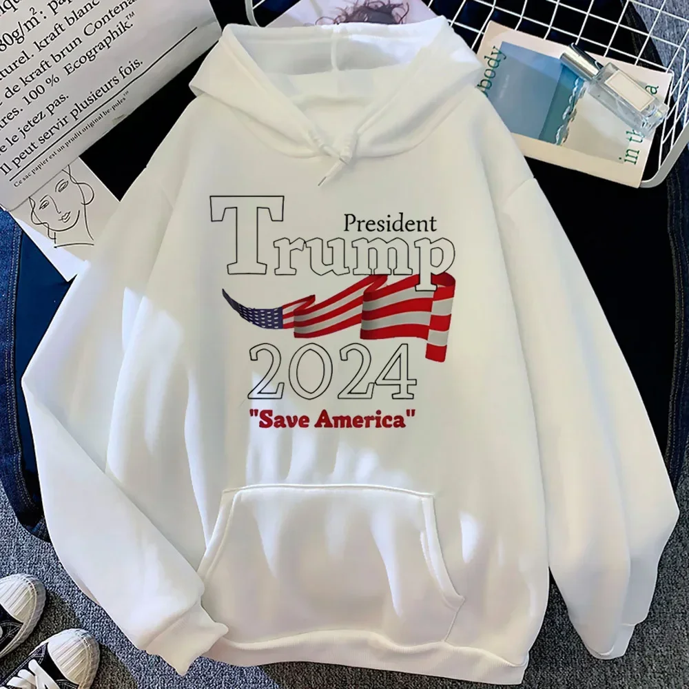 Toneke Wimawait Donald Trump Printed Hoodie – Unisex Loose Hooded Sweatshirt  