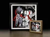 3D Decorative Paint of Grey & White Mikasa Ackerman - Attack On Titan Decorative Painting - momo Studio