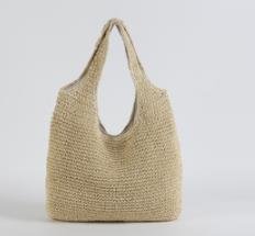 Summer Hand-woven Bag Shoulder Portable Straw Handbag for Women Beach Handbags Totes Fashion Travel  Large Capacity Clutch