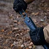 BBQ Charcoal Clips Carbon Steel Long Handle Fire Poker Outdoor Camping BBQ Tools