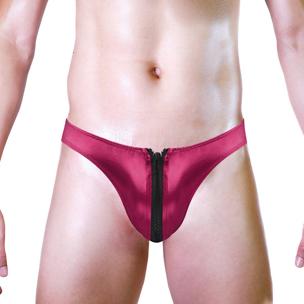 Ultrapitchs Briefs Men Underwear Underpants Bikini Breathable Comfortable Flex Leather Jockstraps Lingerie Daily Comfy Fashion