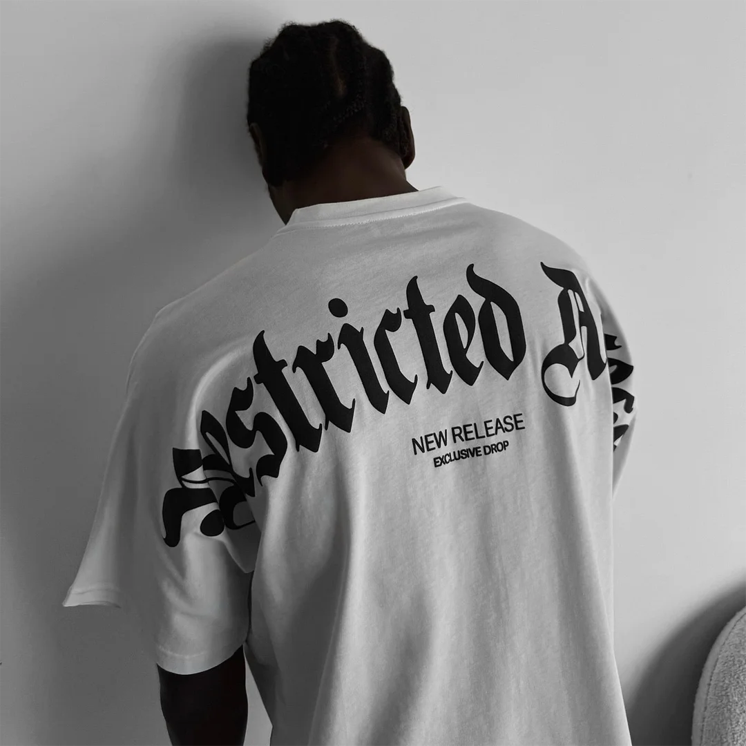  Stylish "Restricted Access" Graphic T-Shirt for Men