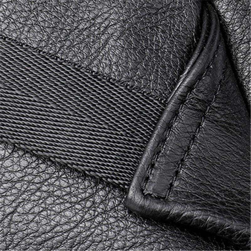 Men's Casual Large Capacity Leather Outdoor Climbing Bag Backpack Shoulder Bag