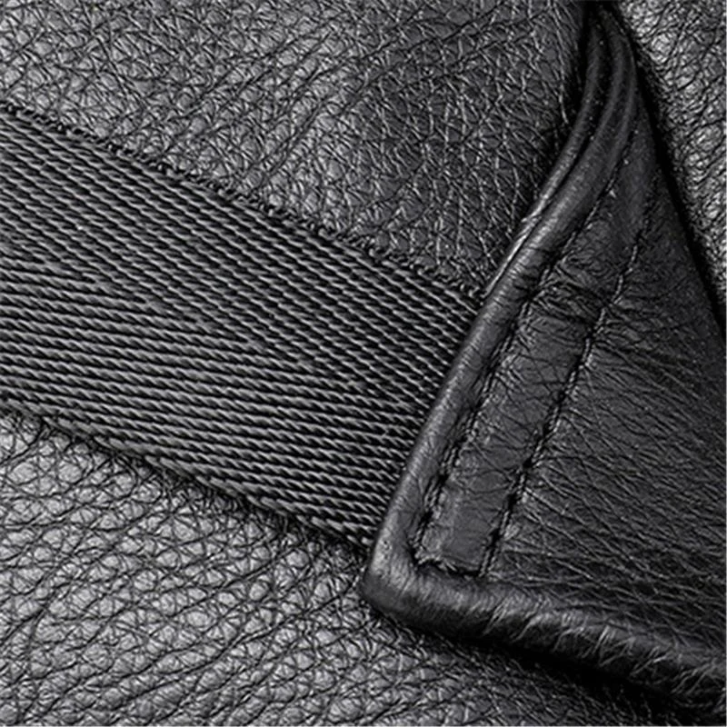 Men's Casual Large Capacity Leather Outdoor Climbing Bag Backpack Shoulder Bag